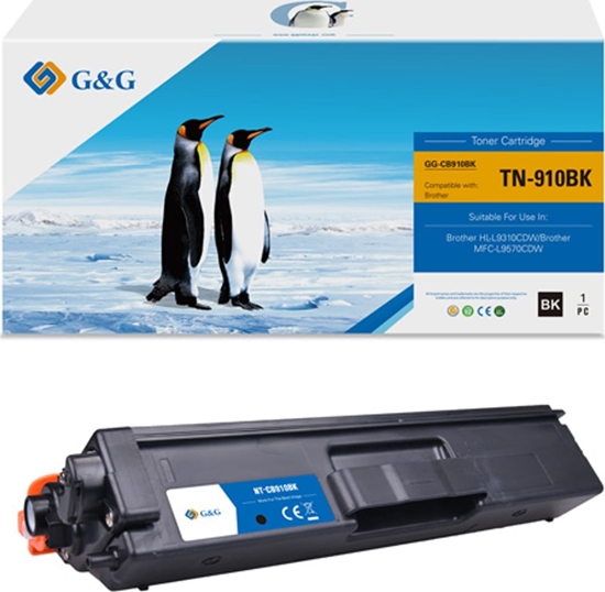 Picture of Toner G&G G&G kompatybilny toner z Brother TN910BK, NT-CB910BK, black, 9000s