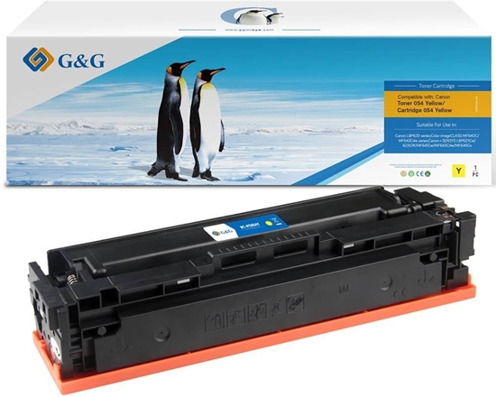 Picture of Toner G&G G&G kompatybilny toner z Canon 054Y, NT-PC054Y, yellow, 1200s