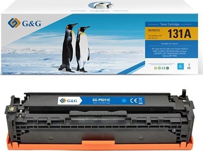 Picture of Toner G&G G&G kompatybilny toner z CF211A, CRG731, cyan, 1800s, NT-PH211C, HP 131A, dla HP LaserJet Pro 200 M276n, M276nw,, N