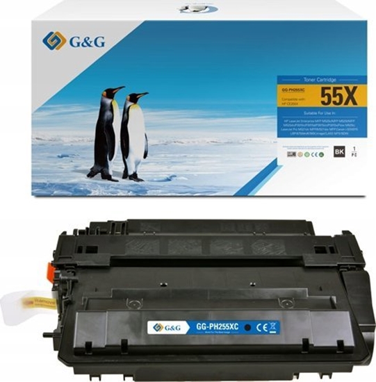 Picture of Toner G&G G&G kompatybilny toner z HP CE255X, Canon CRG724, NT-PH255XC, HP 55X, black, 12500s