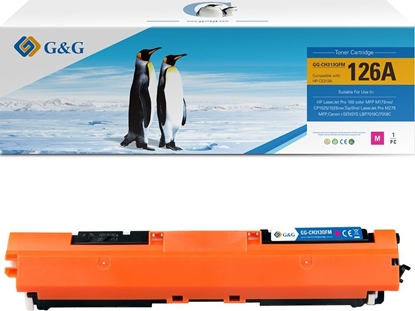 Picture of Toner G&G G&G kompatybilny toner z HP CE313A, NT-CH313FM-A, HP 126A, magenta, 1000s
