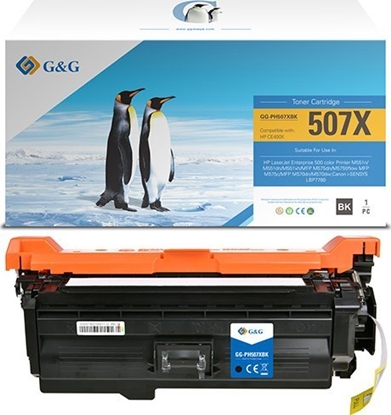 Picture of Toner G&G G&G kompatybilny toner z HP CE400X, NT-PH507XBK(CE400X), HP 507X, black, 11000s