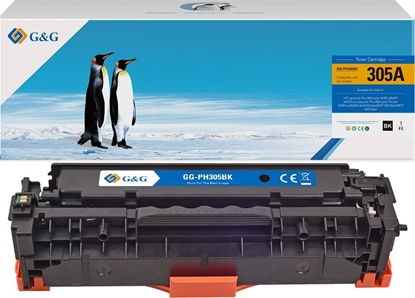 Изображение Toner G&G G&G kompatybilny toner z HP CE410A, NT-PH305BK(CE410A), HP 305A, black, 2090s