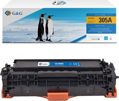 Изображение Toner G&G G&G kompatybilny toner z HP CE411A, NT-PH305C(CE411A), HP 305A, cyan, 2600s