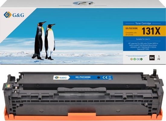 Picture of Toner G&G G&G kompatybilny toner z HP CF210X, Canon CRG731H, NT-PH210XBK, HP 131X, black, 2400s