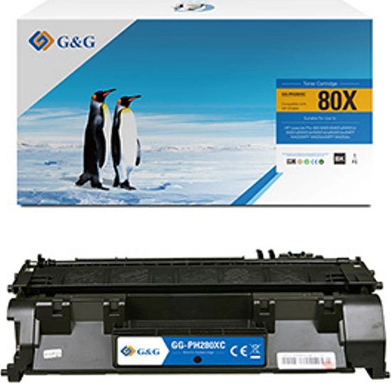 Picture of Toner G&G G&G kompatybilny toner z HP CF280X, NT-PH280XC, HP 80X, black, 6900s