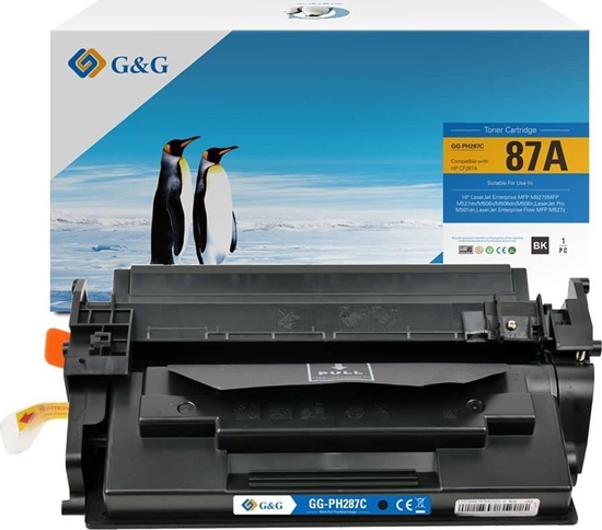 Picture of Toner G&G G&G kompatybilny toner z HP CF287A, NT-PH287C, HP 87A, black, 9000s, 930g