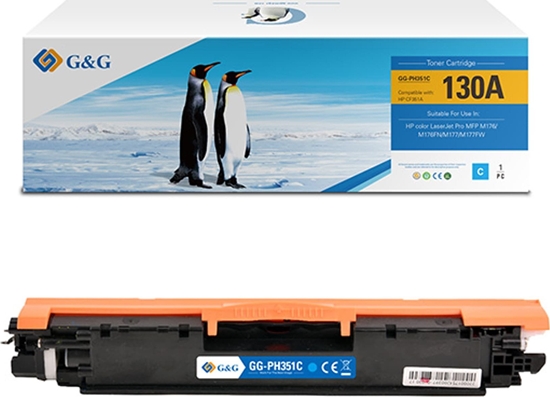 Picture of Toner G&G G&G kompatybilny toner z HP CF351A, NT-PH351C, HP 130A, cyan, 1000s