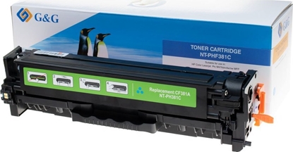 Изображение Toner G&G G&G kompatybilny toner z HP CF381A, NT-PHF381C, HP 312A, cyan, 2700s