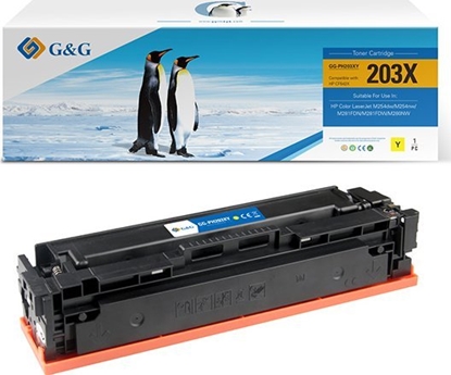 Picture of Toner G&G G&G kompatybilny toner z HP CF542X, NT-PH203XY, HP 203X, yellow, 2500s, high capacity