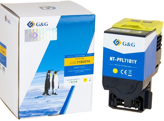 Picture of Toner G&G G&G kompatybilny toner z Lexmark 71B20Y0, NT-PFL71B1Y, yellow, 2300s