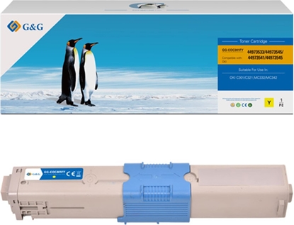 Picture of Toner G&G G&G kompatybilny toner z OKI 44973533, NT-COC301FY, yellow, 1500s