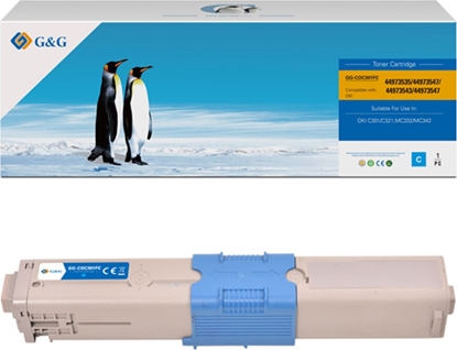 Picture of Toner G&G G&G kompatybilny toner z OKI 44973535, NT-COC301FC, cyan, 1500s