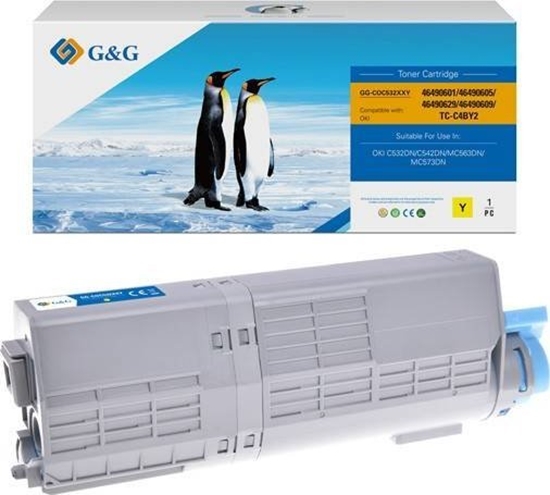 Picture of Toner G&G G&G kompatybilny toner z OKI 46490605, NT-COC532XXY, yellow, 6000s