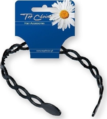 Изображение Top Choice Top Choice Opaska do wosów aurowa czarna (27734) 1szt