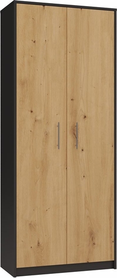 Picture of Topeshop Rega biurowy, szafa, 74x35x180 cm, antracyt, db artisan