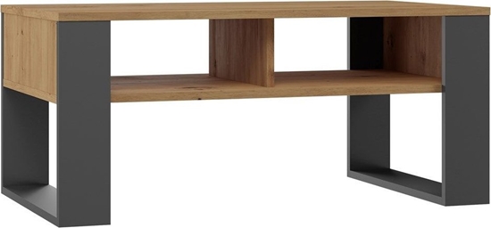 Picture of Topeshop Stolik kawowy, póki, Modern, 90x58x50 cm, antracyt, db artisan, mat