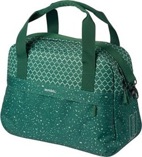 Picture of Torba BASIL FLAIR CARRY ALL BICYCLE BAG, HOOK-ON, 18L, Wodoodporna, Green (NEW 2025)