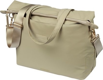 Attēls no Torba BASIL MANHATTAN COMMUTER OFFICE BICYCLE BAG, HOOK-ON, 12L, Wodoodporna, Taupe (NEW 2025)