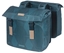 Attēls no Torba na baganik BASIL ELEGANCE DOUBLE PANNIER BAG 40-49 Universal Bridge System, wodoodporna estate blue (NEW)