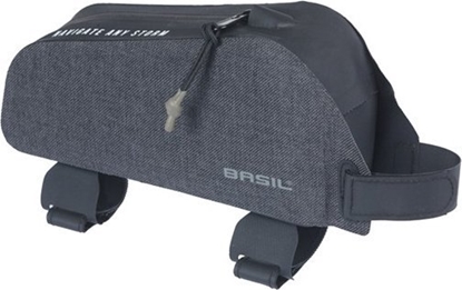 Attēls no Torba na ram BASIL NAVIGATOR STORM, Paski Velcro, 0,8L, Wodoodporna, Czarna (NEW 2025)