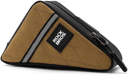 Picture of Rockbros Rockbros Triangle Bike Frame Bag 0.3l - Brown