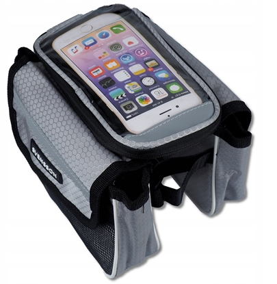 Изображение Torba, SVENSSON,sakwa rowerowa na ram, uchwyt z etui na telefon