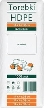 Picture of Torebki spoywcze 14x4x32 22x32cm 1000 sztuk HDPE  [120|37]