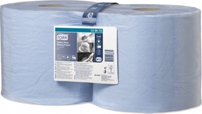 Picture of Tork - Czyciwo papierowe w maej roli do trudnych zabrudze, 2-warstwowe, ekstra chonne, premium - Niebieskie