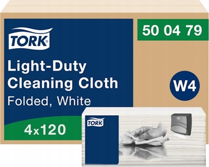 Attēls no Tork Tork  Czyciwo wókninowe do lekkich zabrudze, 1-warstwowe - Biae