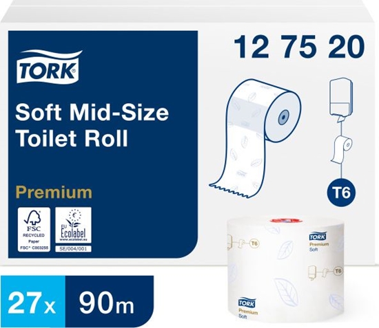 Изображение Tork Tork - Papier toaletowy do dozownika z automatyczn zmian rolek - 90 m
