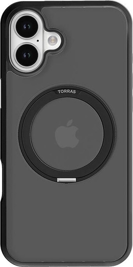 Picture of Torras Torras Ostand Pro Case for iPhone 16 Plus (Black)