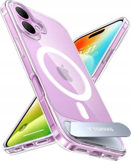 Picture of Torras Etui Torras Pstand Series do iPhone 16 Plus (transparentne)