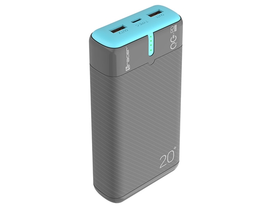 Picture of Tracer 47517 EnerGen 20000mAh Power Bank gray/blue