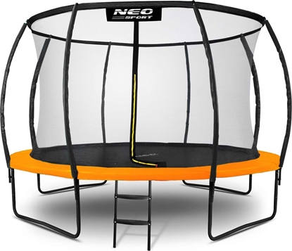 Attēls no Trampolina ogrodowa Neo-Sport NS-12C201 z siatk wewntrzn 12.5 FT 374 cm