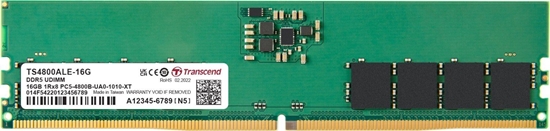 Picture of TRANSCEND 16GB JM DDR5 4800 U-DIMM 1Rx8