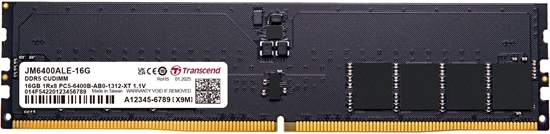 Picture of Transcend JetRam JM6400ALE-16G, 16 GB, 1 x 16 GB, DDR5, 6400 MHz, 288-pin DIMM