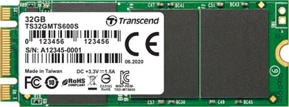Picture of TRANSCEND SSD 32GB 600S, M.2 2260, SATA III B+M Key, MLC