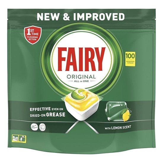 Picture of Trauku mazg.kapsulas Fairy ADW AIO Yellow 116gab.