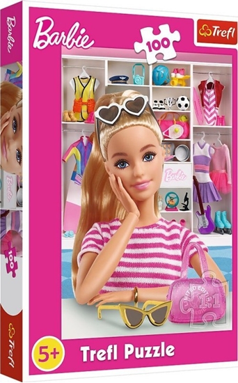 Изображение Trefl Puzzle 100 el. Poznaj Barbie