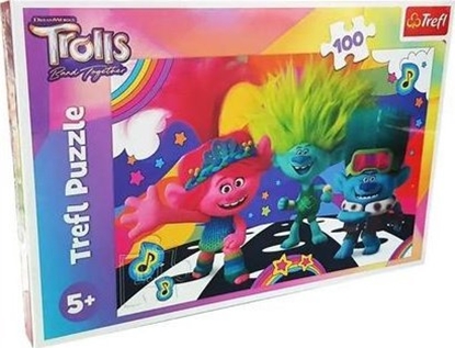 Attēls no Trefl Puzzle 100 Zabawne Trolle TREFL
