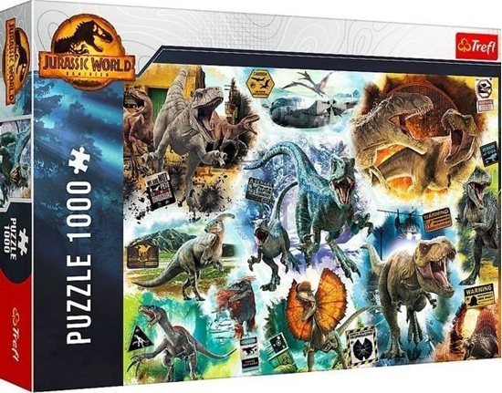 Picture of Trefl Puzzle 1000 element?w Na tropie dinozaur?w Jurassic Park