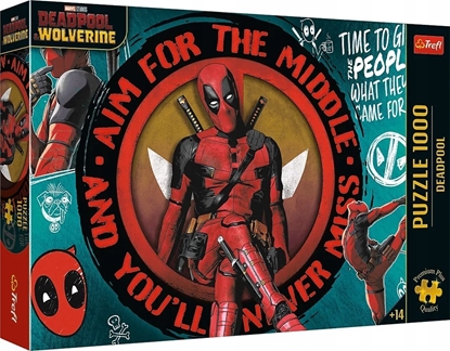 Attēls no Trefl Puzzle 1000 elementów Premium Plus Deadpool Marvel