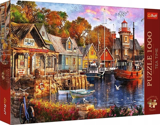 Picture of Trefl Puzzle 1000 elementów Premium Plus Nadmorski zaktek