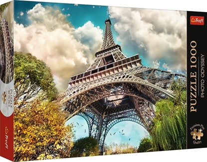 Изображение Trefl Puzzle 1000 elementów Premium Plus Wiea Eiffel Pary Francja