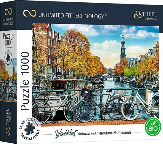 Изображение Trefl Puzzle 1000 Jesie w Amsterdamie Unlimited Fit Technology