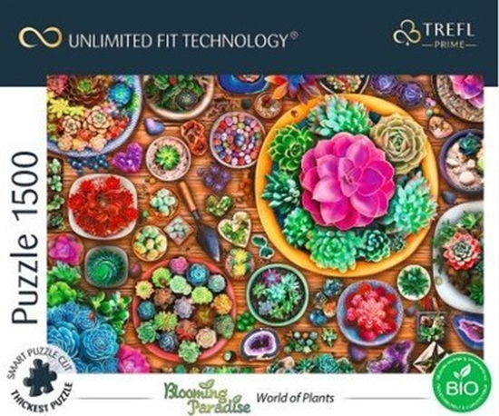 Picture of Trefl Puzzle 1500 element?w UFT Blooming Paradise World of Plants