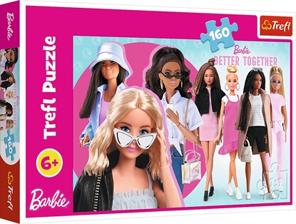Attēls no Trefl PUZZLE 160 Barbie i jej wiat /Mattel 15419