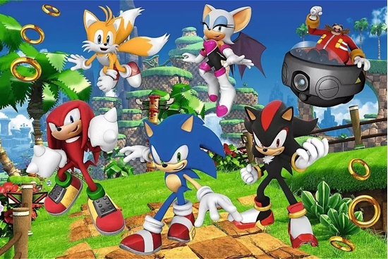 Picture of Trefl PUZZLE 160EL TREFL SONIC I PRZYJACIELE PUD