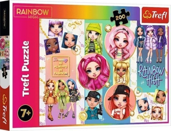 Picture of Trefl Puzzle 200 Przyja Rainbow High TREFL